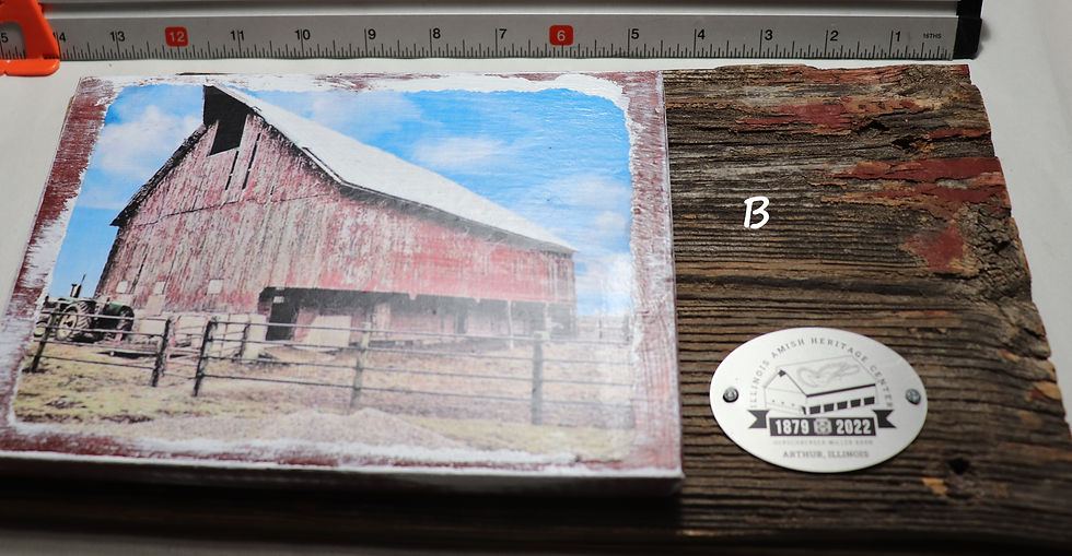 Thumbnail: Photo Wood Block - Amish Foundation