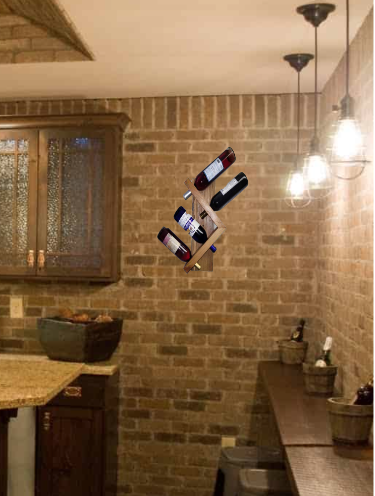 Thumbnail: Wall Wine Bottle Holder