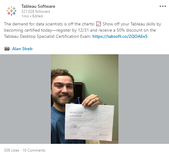 LinkedIn post