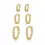 Thumbnail: Gold Mini Hoop Trio