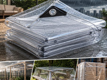 Heavy Duty Clear Plastic Tarps for Outdoor and Indoor Use