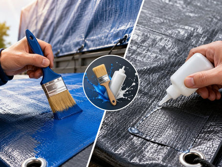 Can You Paint or Glue a Heavy-Duty Poly Tarpaulin?
