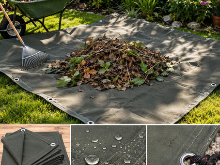 Canvas Tarpaulins For Garden Cleanup: The Ultimate Yard Tool