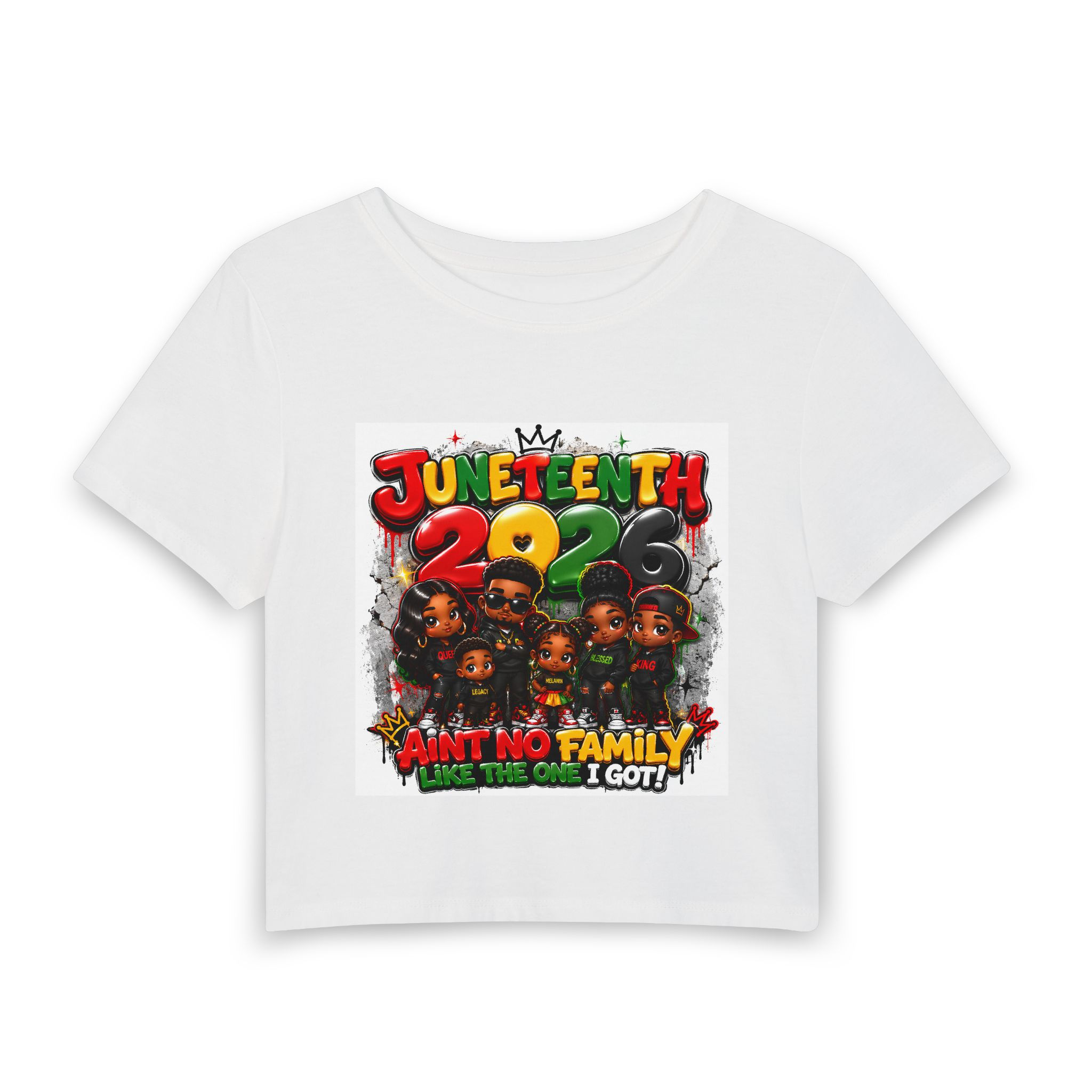 Juneteenth Family Tee — 2026 Celebration Women's Baby Tee