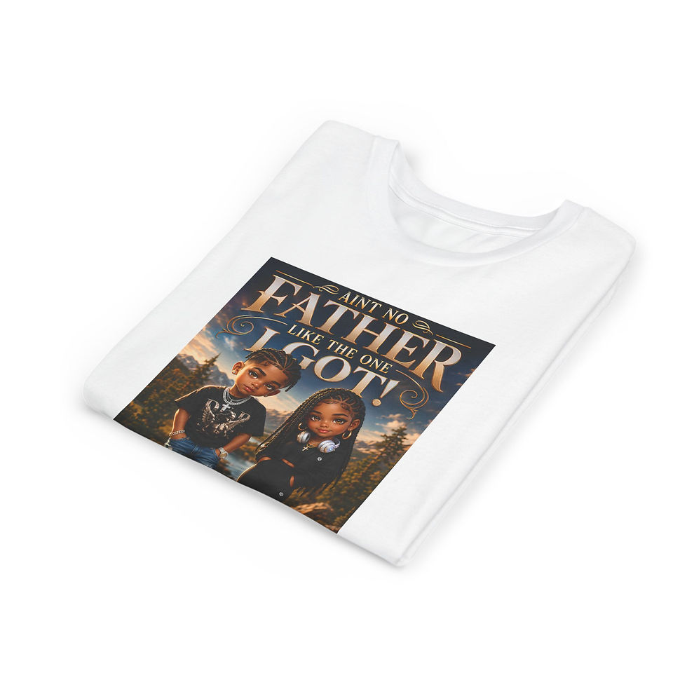 Thumbnail: Youth Tee — "Ain't No Father Like The One I Got" Kids Graphic Shirt