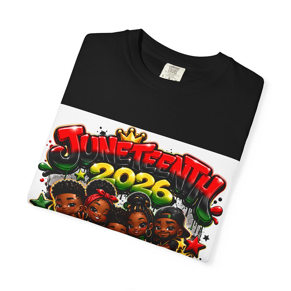Thumbnail: Juneteenth 2026 T-Shirt — "Ain't No Family Like The One I Got" Graphic Tee