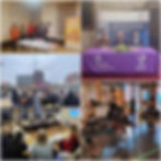 Collage of photos from 2023 including Diwali event, Knife Angel, board meeting, Orange Walsall and Armed Forces event