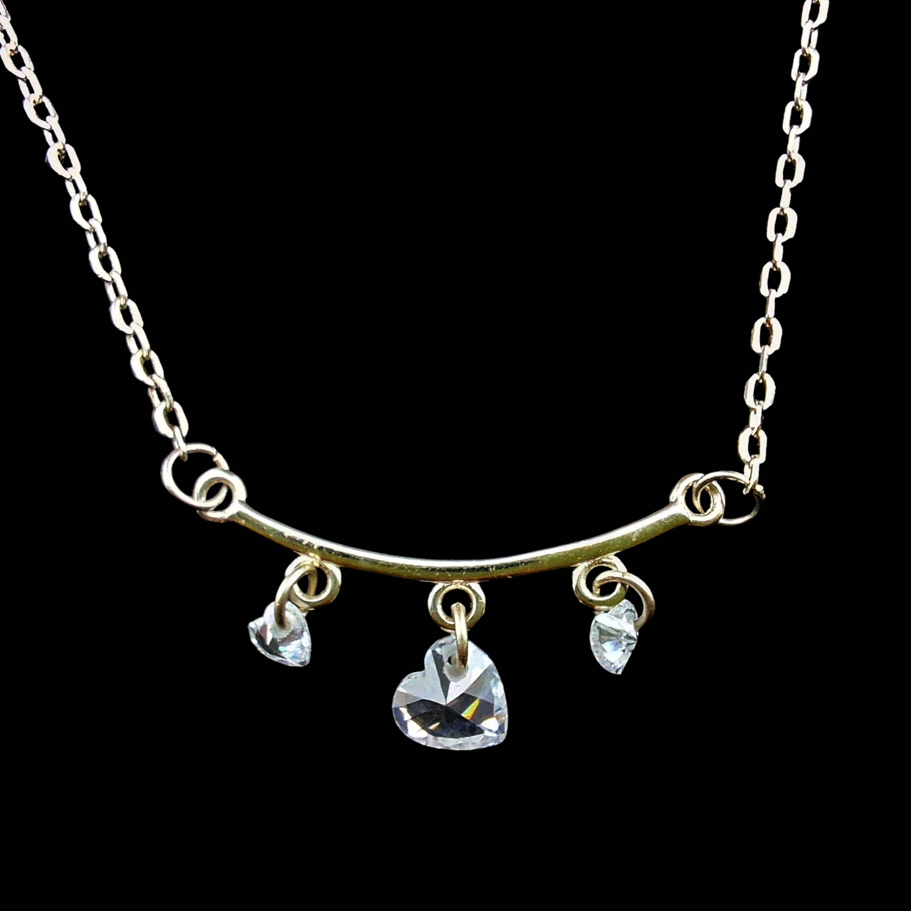 Three Heart Unique Pendant set for girls