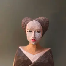GEISHA II sculpture by Katharina Haebler