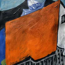 ROTES DACH painting by Iring de Brauw