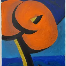 LEBENSBAUM painting by Iring de Brauw