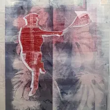 Trouble collage by Cyril Mariaux