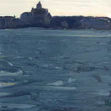 Venedig, abends Gemälde von Andreas Feil