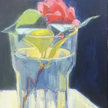 KAMELIE IM GLAS painting by Reiner Wagner