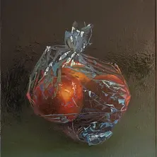 ÄPFEL IN DER TÜTE painting by Jaroslaw Lewera