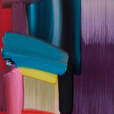 THREAD PAINTING — INDIGO GREEN GROUND Gemälde von Ptolemy Mann