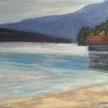 STAFFELSEE IM HERBST painting by Reiner Wagner