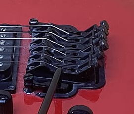 Left handed RMX II tremolo