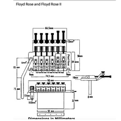 Floyd Rose and Floyd Rose II schematic
