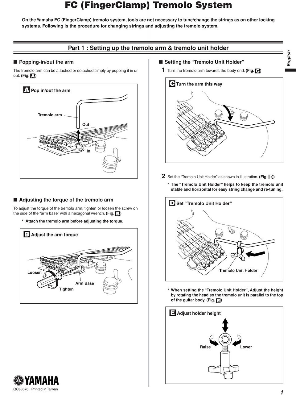 2007 Yamaha FingerClamp Page 1