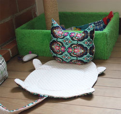 Brinquedo/cama pra gato com catnip