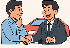 Auto broker negotiating best car deal