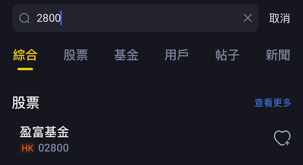 投資盈富基金