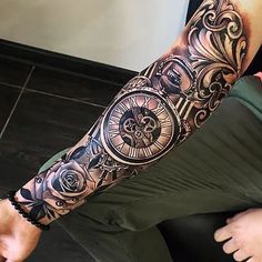 Clock model tattoo