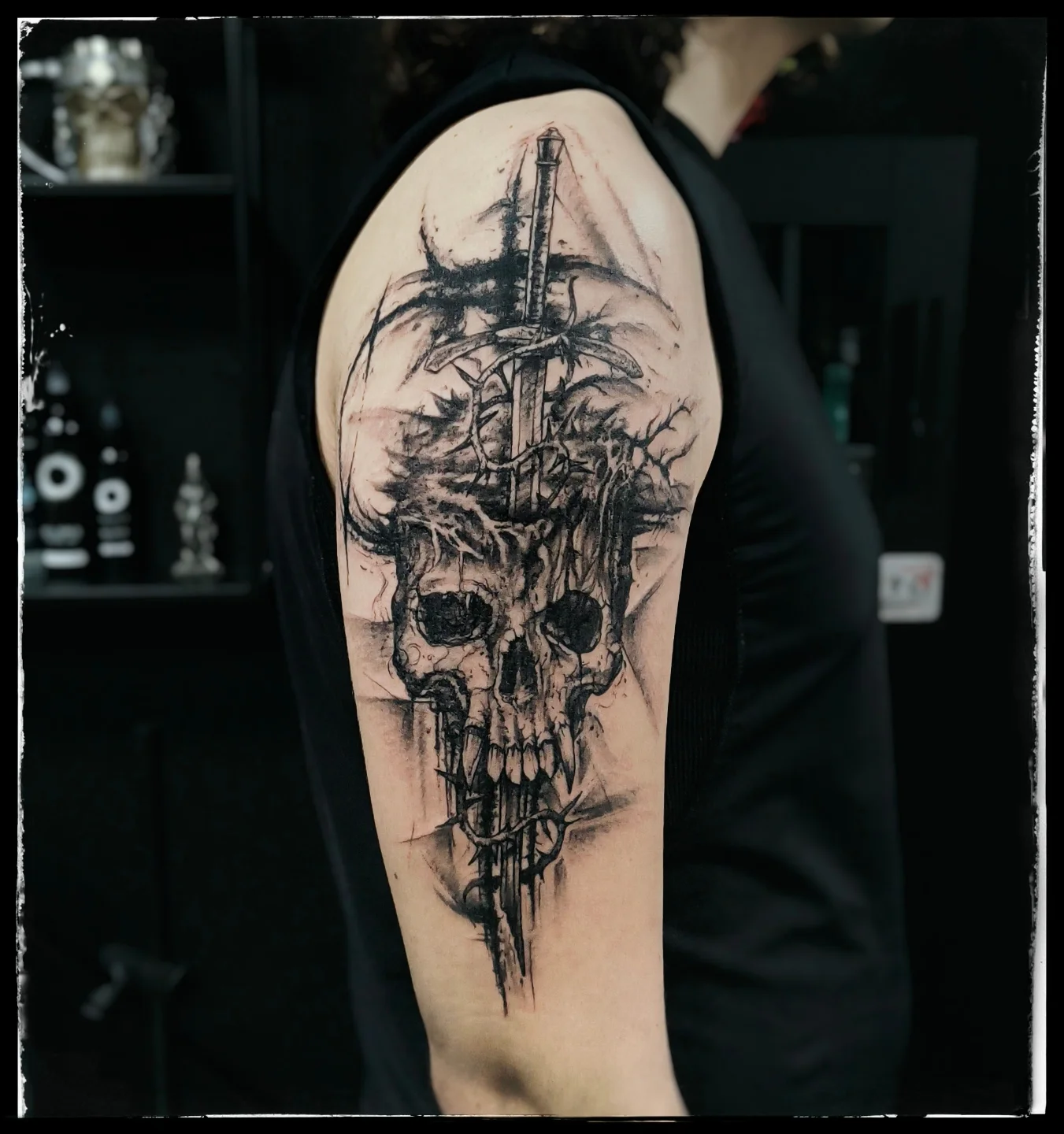 Tatuaj Artistic Craniu