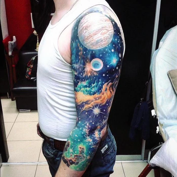 Galaxy tatueringar tat-too.tv