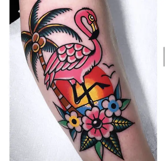 Tatuaggi di fenicotteri tat-too.tv
