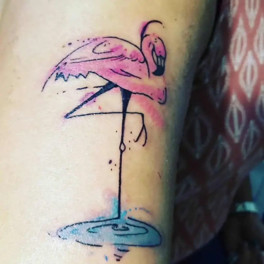 Tatuaggi di fenicotteri tat-too.tv