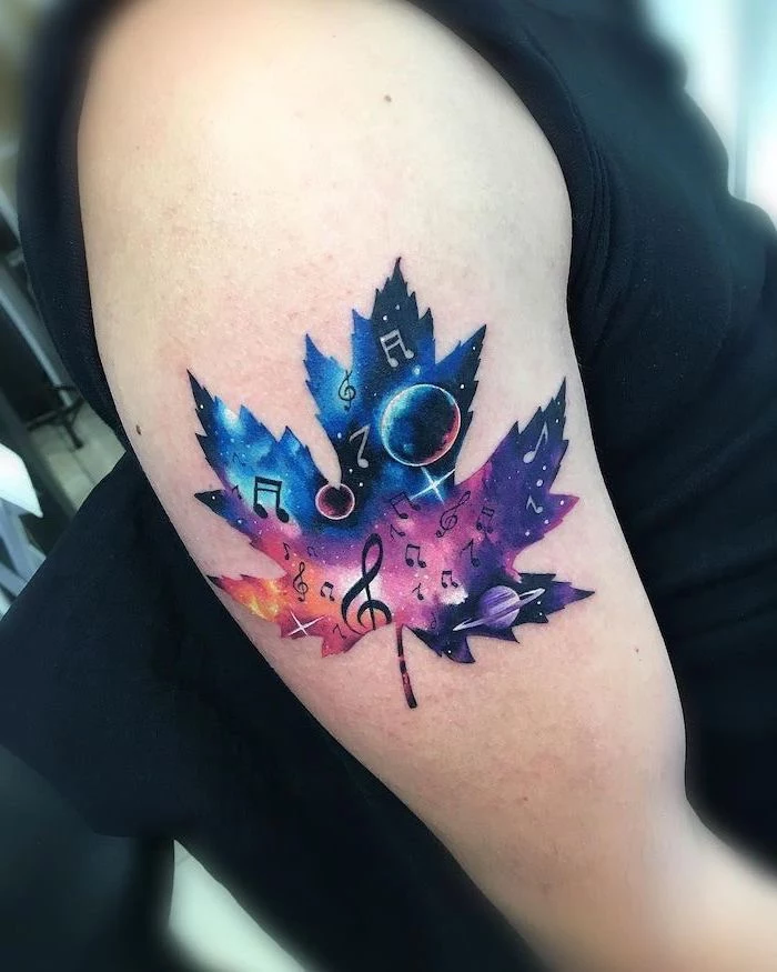 Galaxy tatueringar tat-too.tv