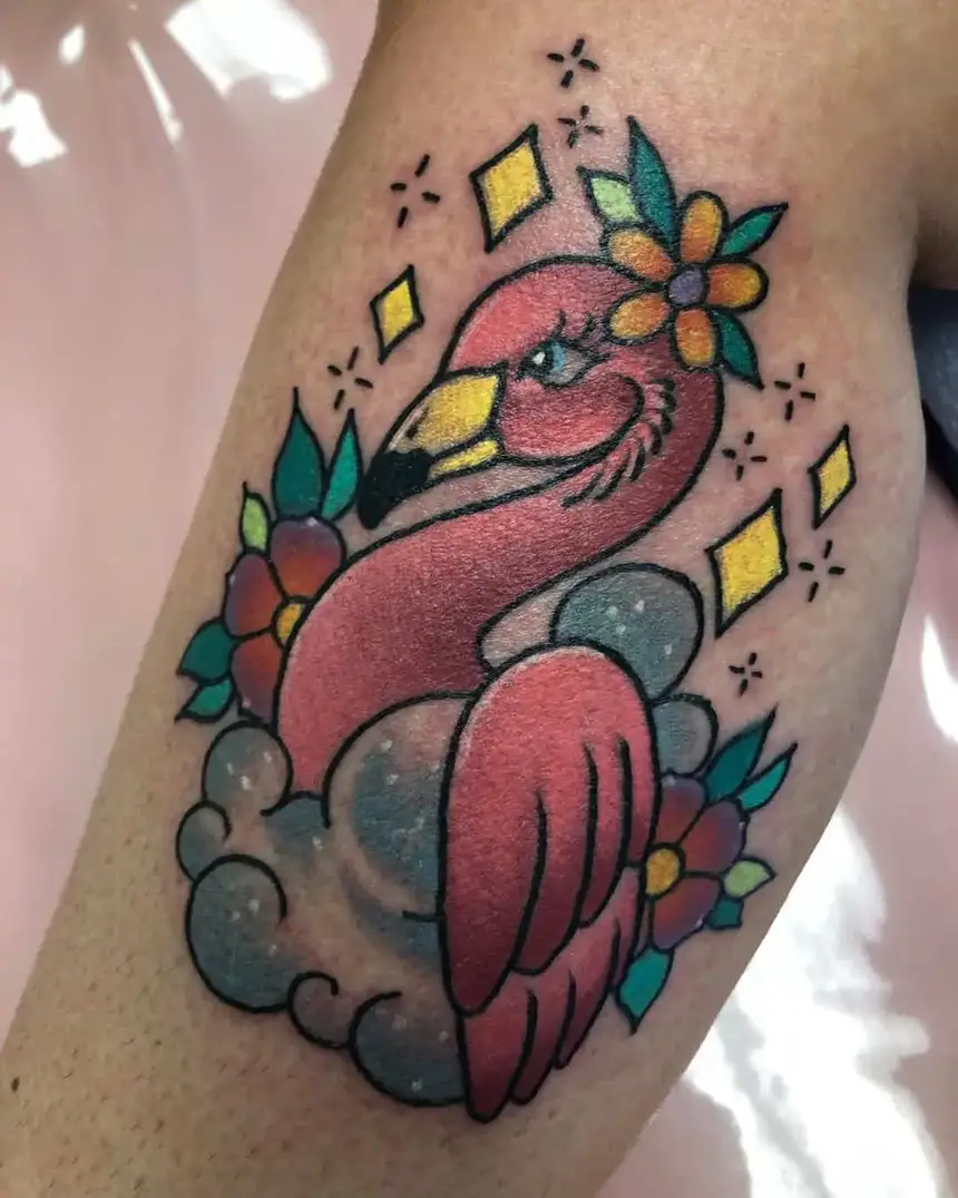 Tatuaggi di fenicotteri tat-too.tv