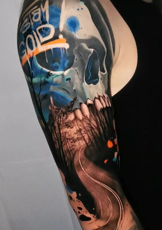 Tatuaj color realizat de Ionuț Alexandru Botez tat-too.tv