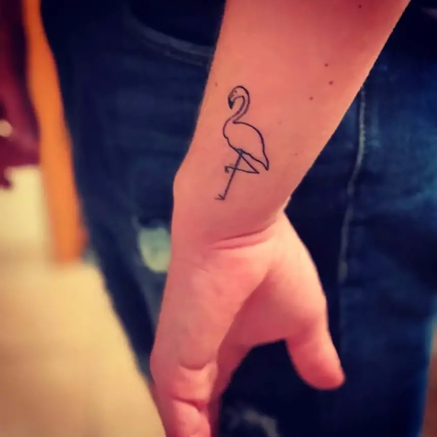 Tatuaggi di fenicotteri tat-too.tv