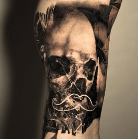 Tatuaj Artistic Craniu