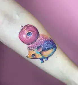 Tatuaje de erizo tat-too.tv