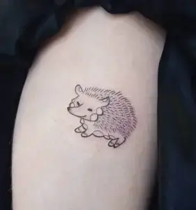 Tatuaje de erizo tat-too.tv