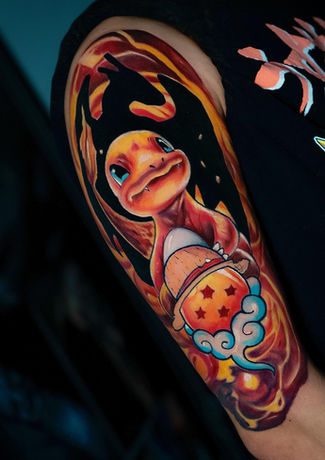 Tatuaj realizat de Marius MVM