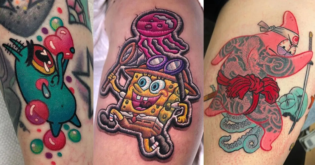 Das SpongeBob-Tattoo tat-too.tv