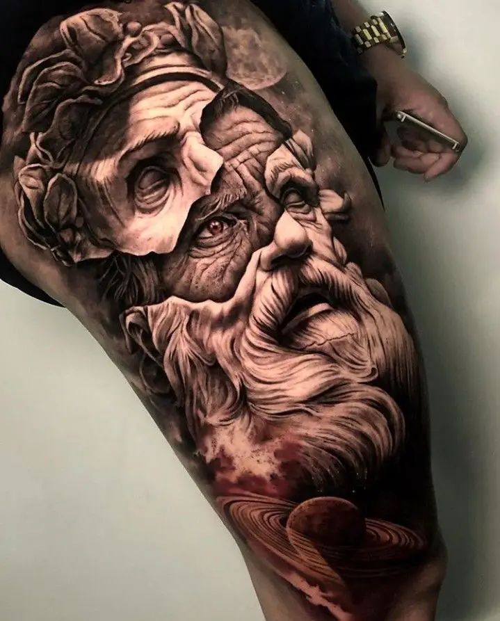 Tatuaj zeus tat-too.tv