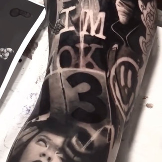 Tatuaj artistic Mihai Turuianu