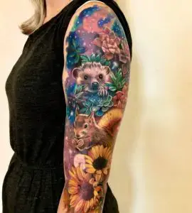 Tatuaje de erizo tat-too.tv