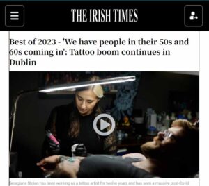 tatuaj artistic realizat de Georgiana Stoian