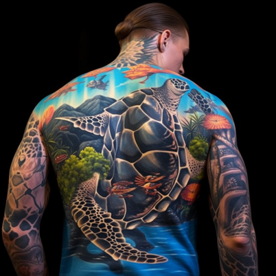 Tatouage de tortue tat-too.tv