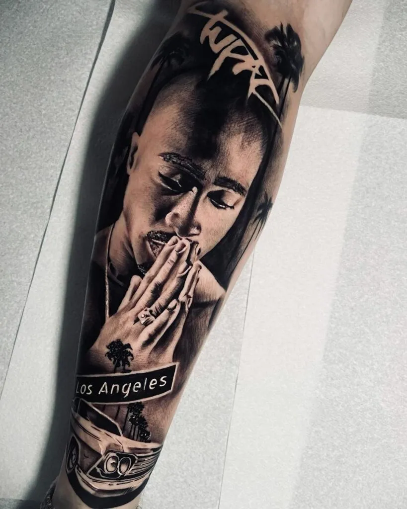 Tatuaj 2Pac tat-too.tv