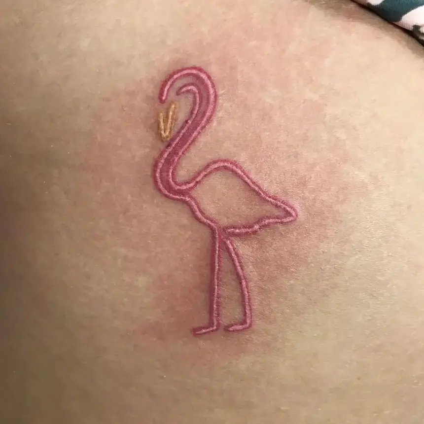 Tatuaggi di fenicotteri tat-too.tv