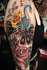 Tatuaje de pavo real tat-too.tv
