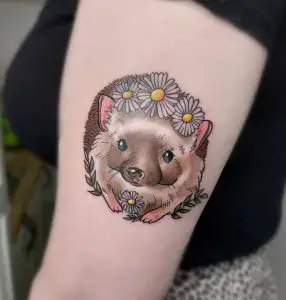 Tatuaje de erizo tat-too.tv